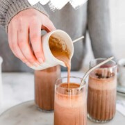 Pin for mocha smoothie