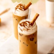 Pin for iced pumpkin chai tea latte