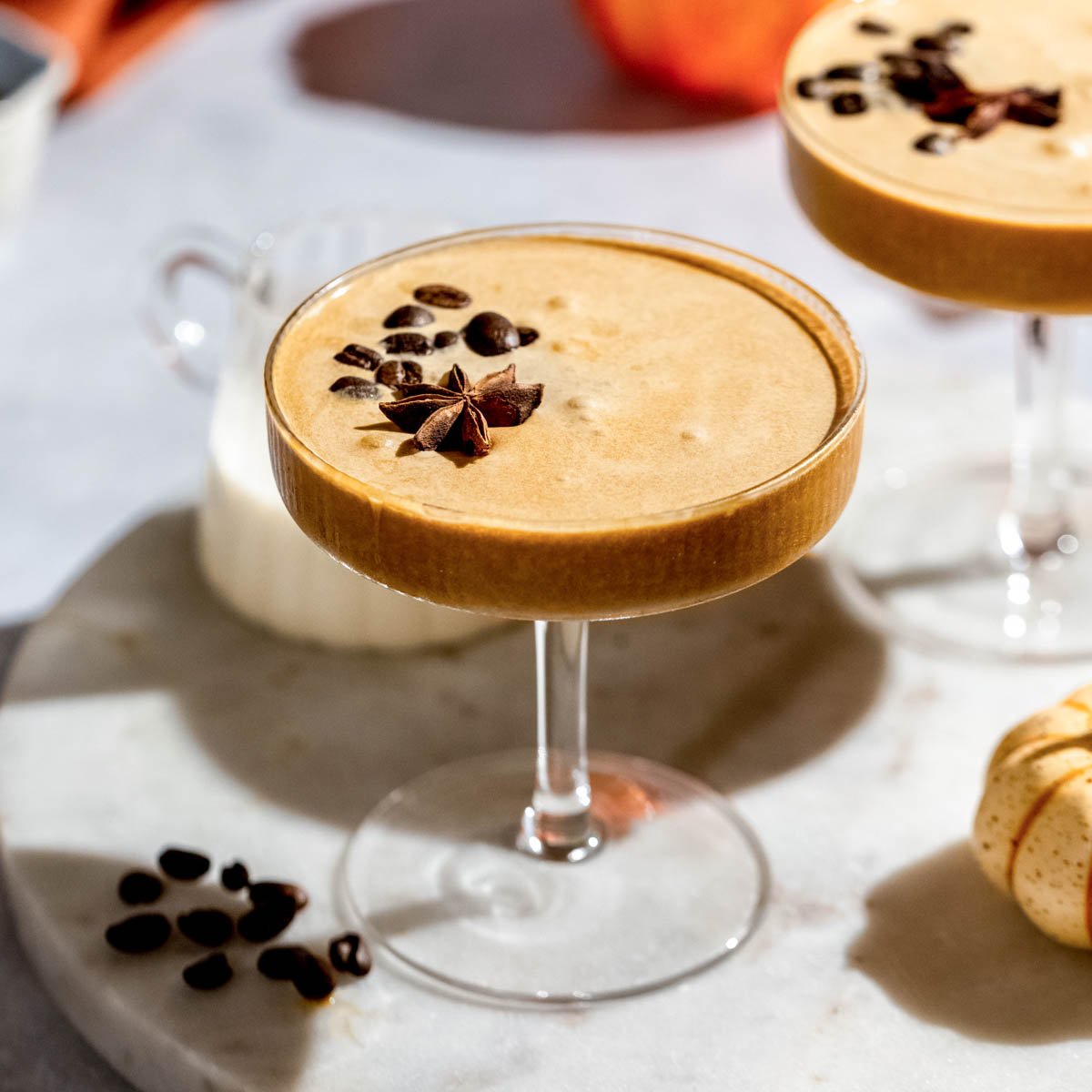 Creamy Pumpkin Espresso Martini - Brew Buzz Blend