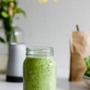 Pin for spinach and pineapple smoothie.